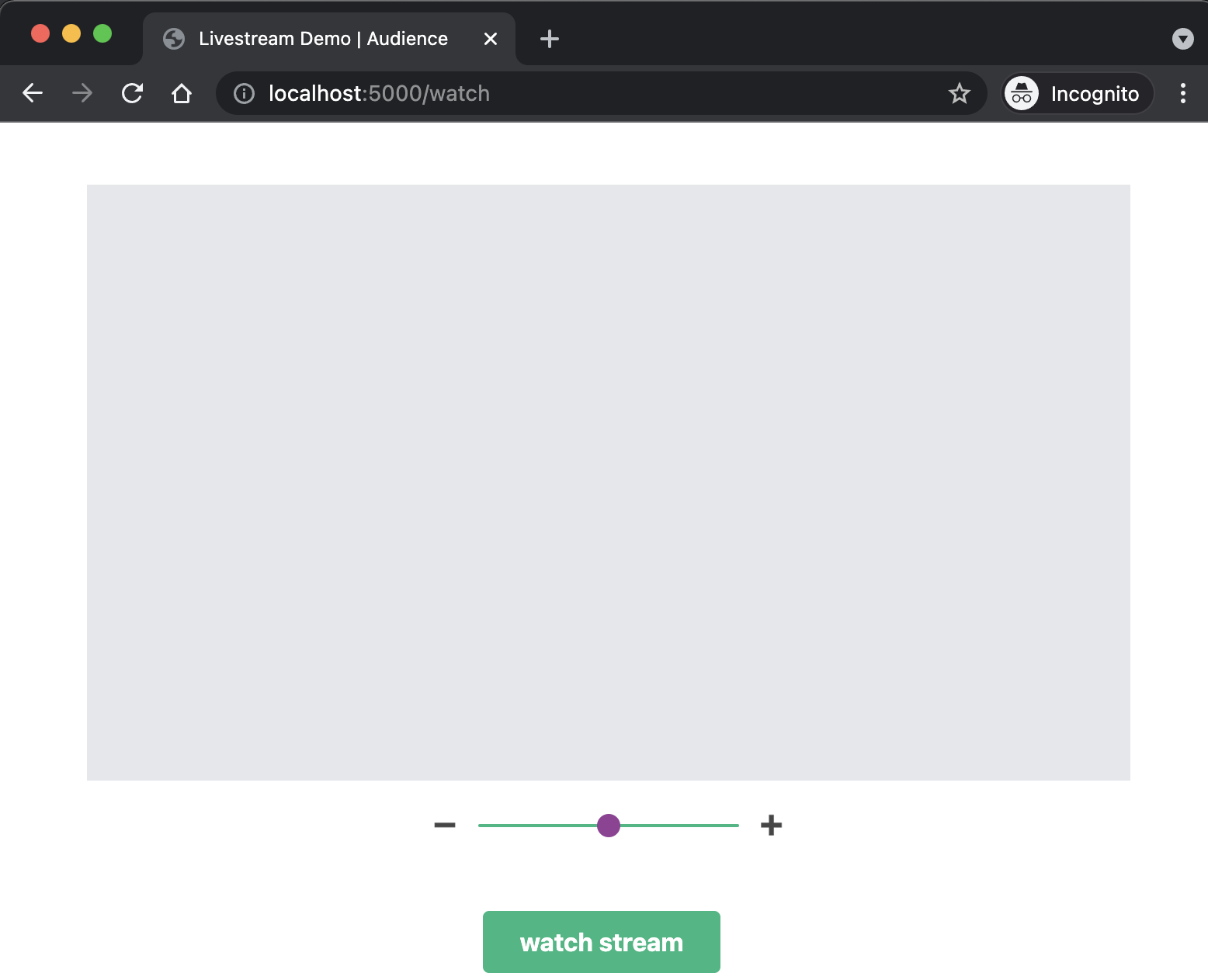Add a Volume Slider to Your Livestream App