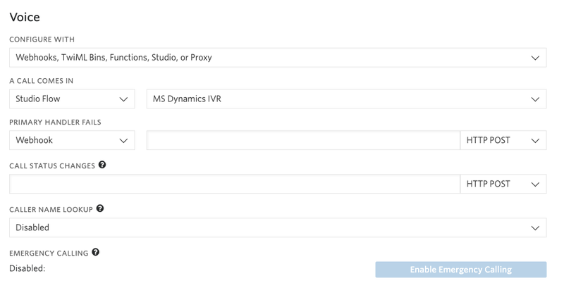 Como adicionar um fluxo do Studio como uma ação do Voice