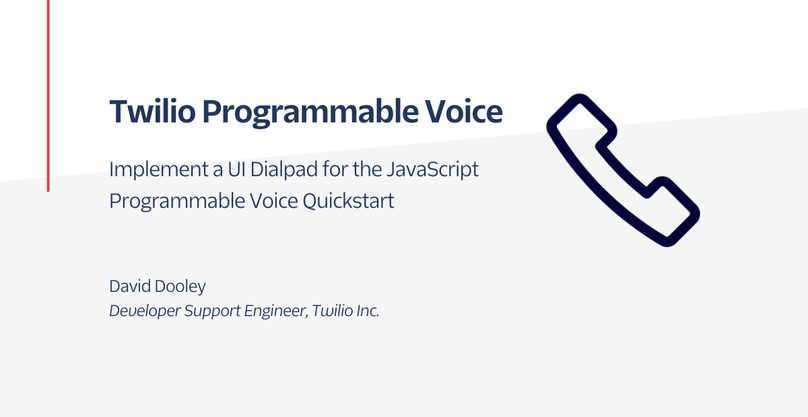 UI Dialpad JavaScript Voice QS Hero