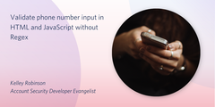Validate phone number input in HTML and JavaScript without Regex