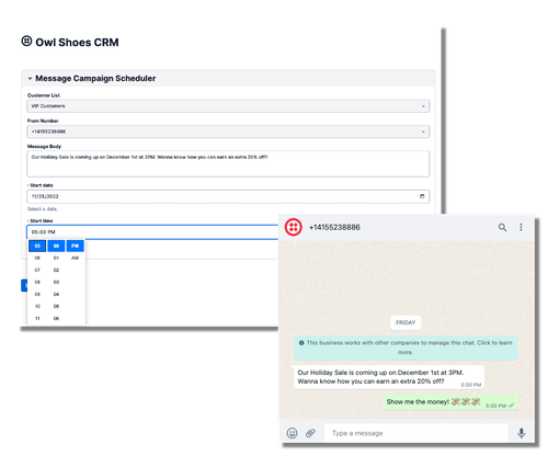 Twilio Message Scheduling
