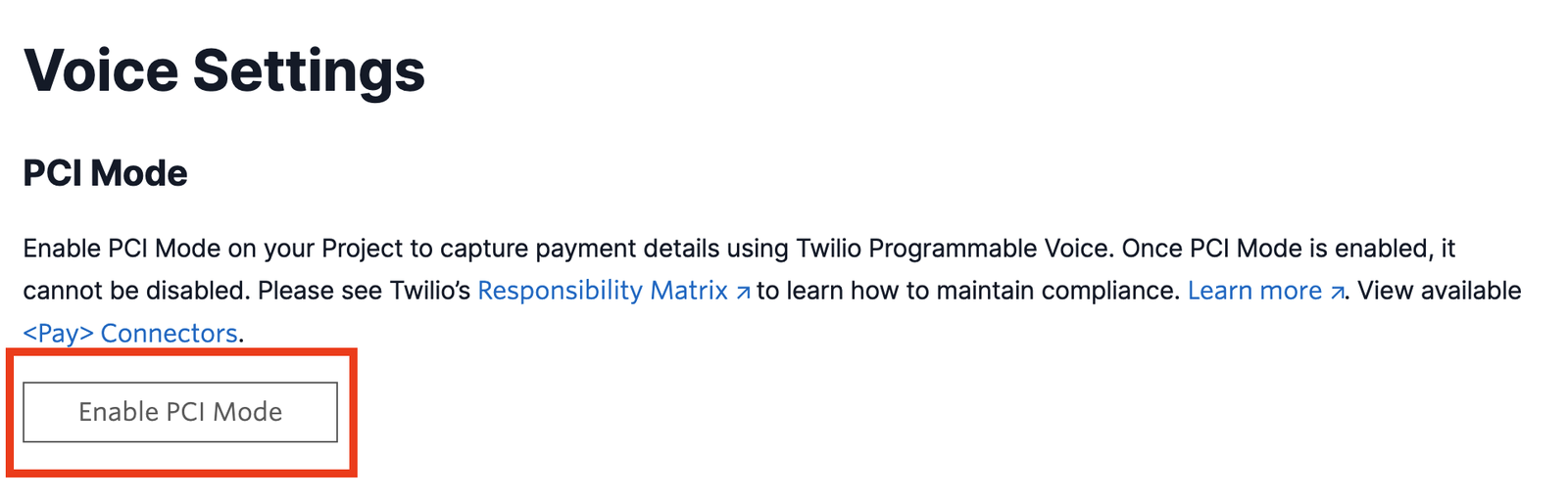 Generic Pay Connector Twilio
