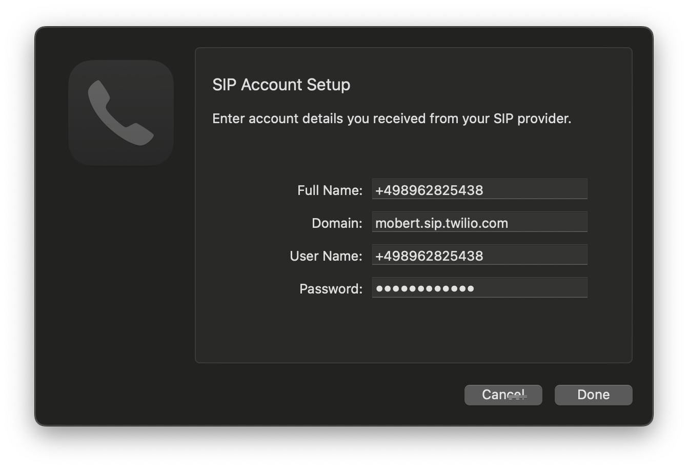 Register a SIP Phone Directly to Twilio and Make and Receive Calls