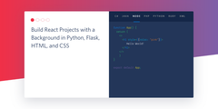 header - How to Pick Up React from a Python, Flask, and HTML Background