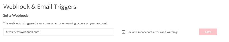 Twilio webhook trigger form