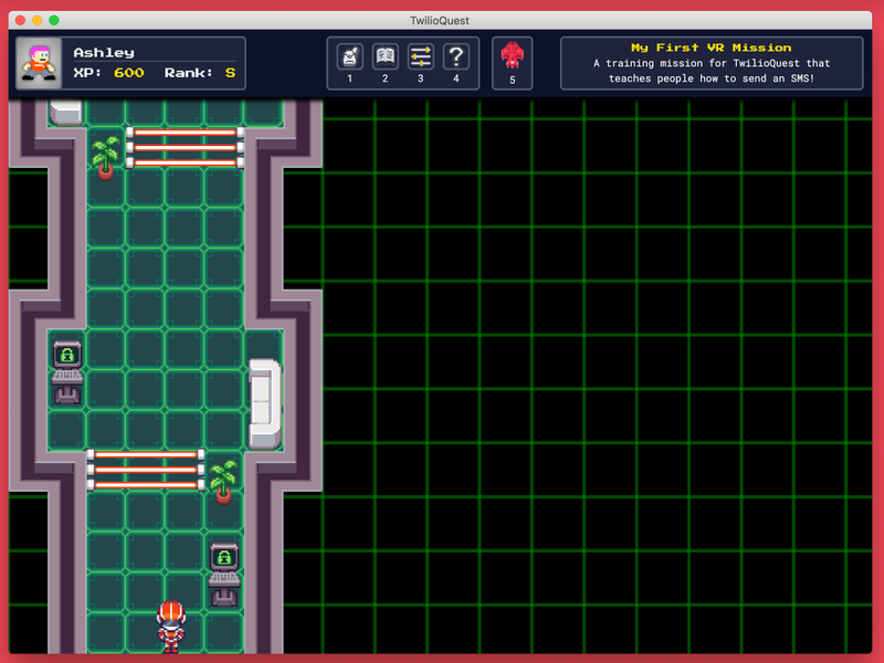 Screenshot of the extension level created in this tutorial