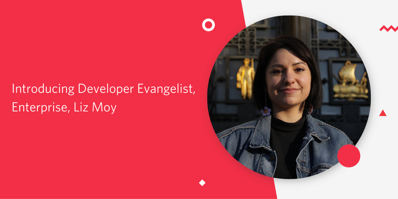 Banner Image with photo of Twilio Developer Evangelist Liz Moy