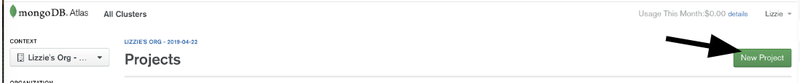 New MongoDB Project