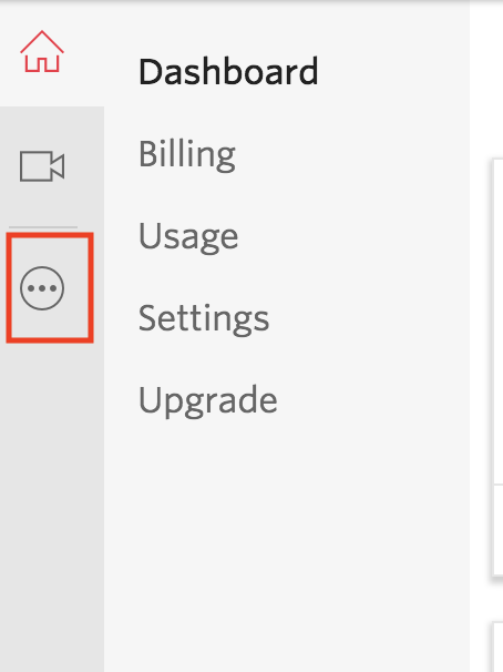 Tela parcial do console da Twilio marcando os 'três pontinhos' para acessar todos os produtos.