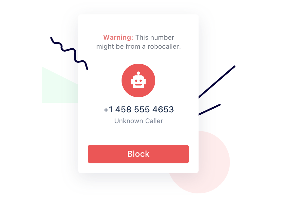 robocaller warning