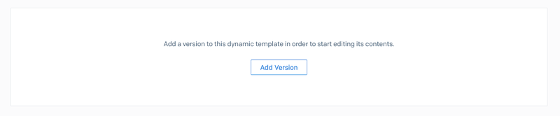 Adicionar versão ao Modelo SendGrid