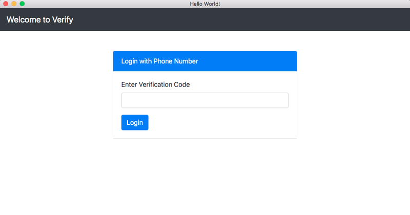 Enter verification code