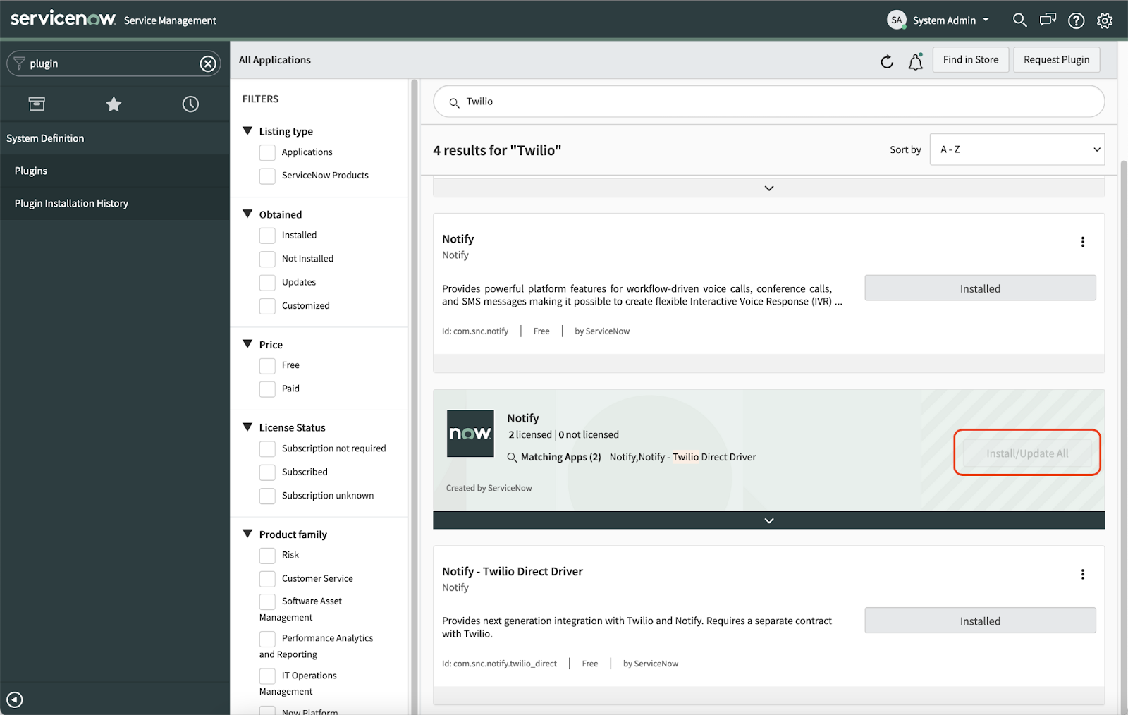 Create a Notification System in ServiceNow using Twilio SMS and Voice