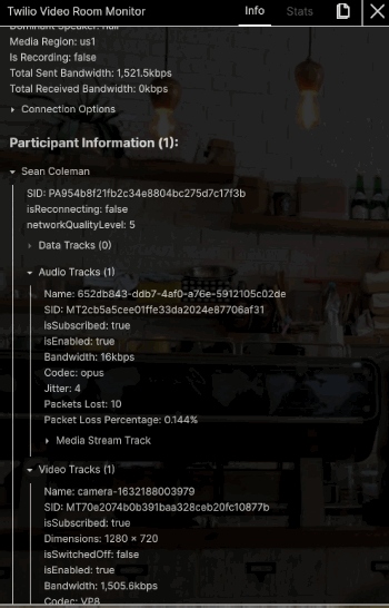 Data changing in real-time